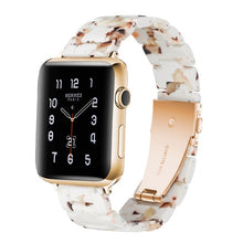 Load image into Gallery viewer, Resin Watch Band For Apple Watch 6 5 4 3 2 44mm 40mm transparent strap Bracelet For iWatch Band Replacement Series 6 5 4 3 38 42
