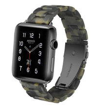 Load image into Gallery viewer, Resin Watch Band For Apple Watch 6 5 4 3 2 44mm 40mm transparent strap Bracelet For iWatch Band Replacement Series 6 5 4 3 38 42
