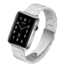 Load image into Gallery viewer, Resin Watch Band For Apple Watch 6 5 4 3 2 44mm 40mm transparent strap Bracelet For iWatch Band Replacement Series 6 5 4 3 38 42
