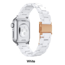 Load image into Gallery viewer, Resin Watch Band For Apple Watch 6 5 4 3 2 44mm 40mm transparent strap Bracelet For iWatch Band Replacement Series 6 5 4 3 38 42
