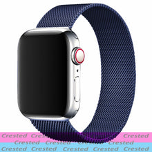 Load image into Gallery viewer, Metal Loop For apple watch band 44mm 40mm belt smartwatch Stainless steel watchband bracelet iWatch 6 5 4 3 38mm 42 mm Strap
