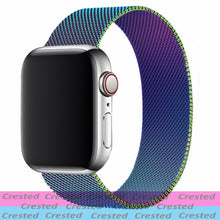 Load image into Gallery viewer, Metal Loop For apple watch band 44mm 40mm belt smartwatch Stainless steel watchband bracelet iWatch 6 5 4 3 38mm 42 mm Strap
