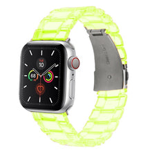 Load image into Gallery viewer, Transparent Strap for Apple Watch band 44mm 40mm iWatch band 38mm 42mm Resin Bracelet for Apple watch series 6 5 4 3 Se 42 44 mm
