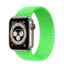 Load image into Gallery viewer, Braided Solo Loop For Apple Watch band 44mm 40mm 42mm 38mm Fabric Nylon Elastic Belt Bracelet iWatch Series 3 4 5 SE 6 Strap
