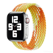 Load image into Gallery viewer, Braided Solo Loop For Apple Watch band 44mm 40mm 42mm 38mm Fabric Nylon Elastic Belt Bracelet iWatch Series 3 4 5 SE 6 Strap
