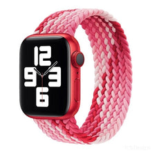 Load image into Gallery viewer, Braided Solo Loop For Apple Watch band 44mm 40mm 42mm 38mm Fabric Nylon Elastic Belt Bracelet iWatch Series 3 4 5 SE 6 Strap
