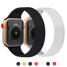 Load image into Gallery viewer, Solo Loop for Apple Watch Band 44mm 40mm iWatch Band 38mm 42mm Elastic Belt Silicone bracelet Apple watch serie 5/4/3/SE/6 Strap
