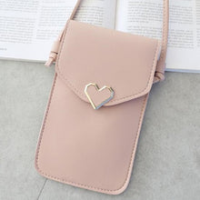 Load image into Gallery viewer, Phone Wallets Transparent Touch Screen Mobile Phone Bag Pouch Women Phone Purse Messenger Bags Small Flap Bag Mini Shoulder Bag
