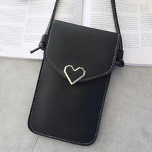 Load image into Gallery viewer, Phone Wallets Transparent Touch Screen Mobile Phone Bag Pouch Women Phone Purse Messenger Bags Small Flap Bag Mini Shoulder Bag
