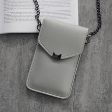 Load image into Gallery viewer, Phone Wallets Transparent Touch Screen Mobile Phone Bag Pouch Women Phone Purse Messenger Bags Small Flap Bag Mini Shoulder Bag
