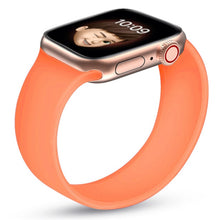 Load image into Gallery viewer, Solo Loop for Apple Watch Band 44mm 40mm iWatch Band 38mm 42mm Elastic Belt Silicone bracelet Apple watch serie 5/4/3/SE/6 Strap
