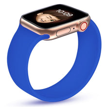 Load image into Gallery viewer, Solo Loop for Apple Watch Band 44mm 40mm iWatch Band 38mm 42mm Elastic Belt Silicone bracelet Apple watch serie 5/4/3/SE/6 Strap
